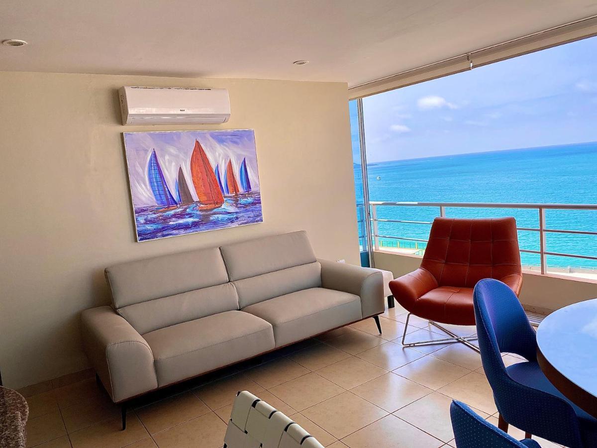 Comodo Apartamento Con Vista Al Mar. Salinas  Bagian luar foto
