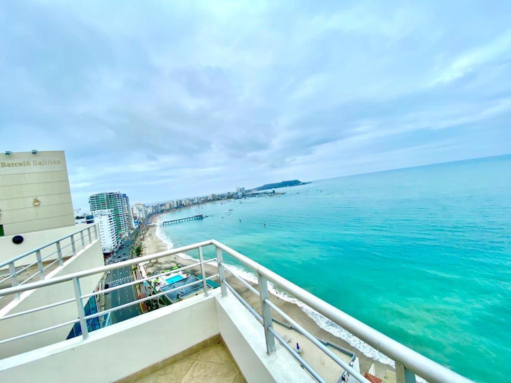 Comodo Apartamento Con Vista Al Mar. Salinas  Bagian luar foto
